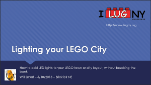 Lighting your LEGO City
