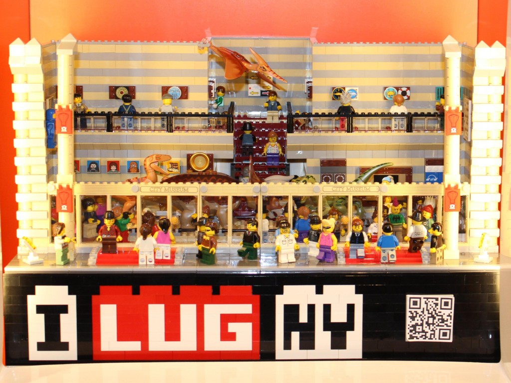 LEGO City Museum at Queens LEGO Store-January 2014