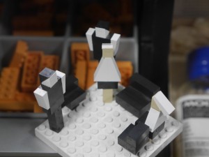 1st LEGO Minifigures (Modulex Figures), Glued At Factory
