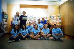 Volunteers and LEGO Donation