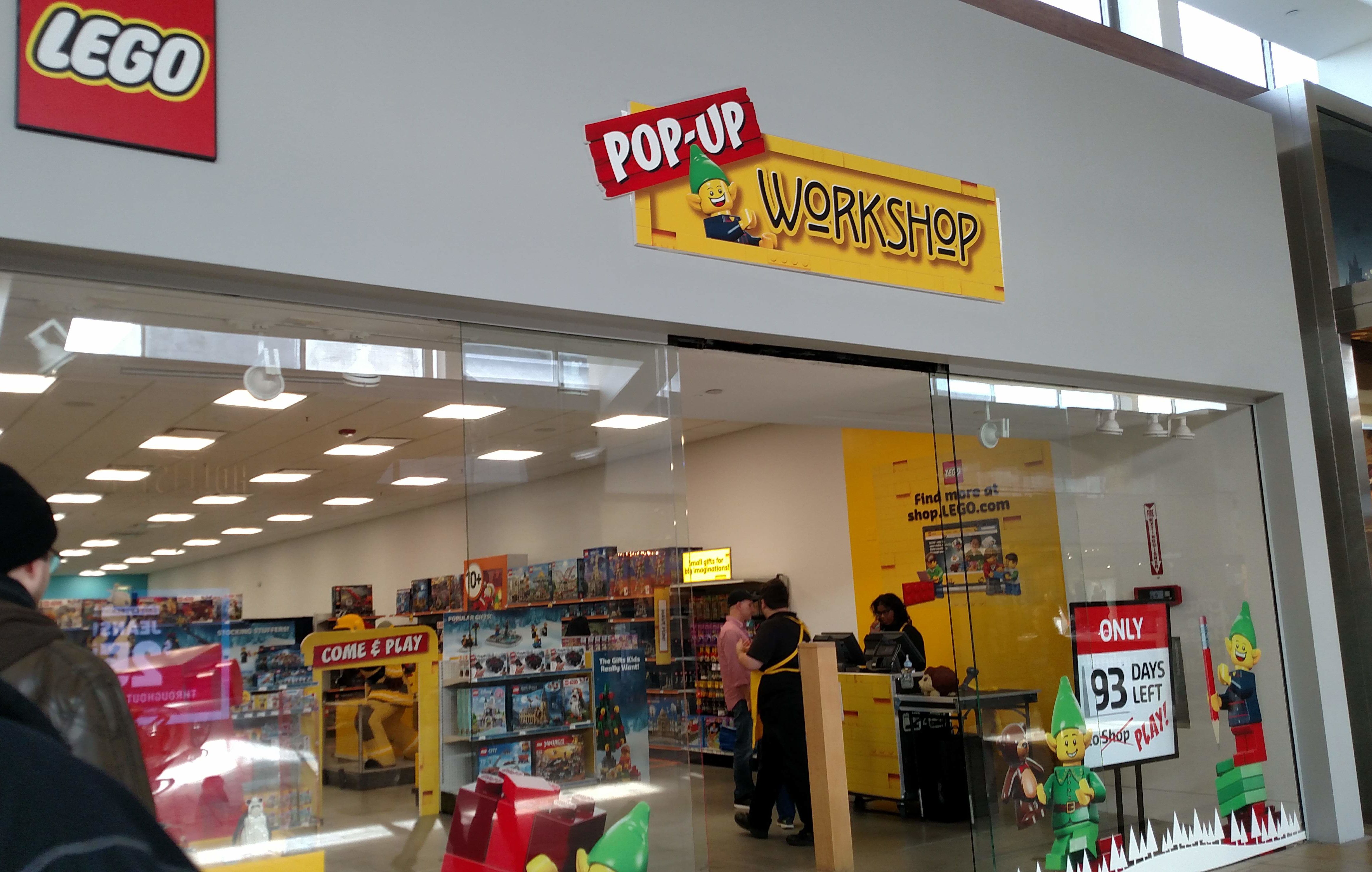 LEGO Pop-Up Workshop Open in Smith Haven Mall, Lake Grove, NY